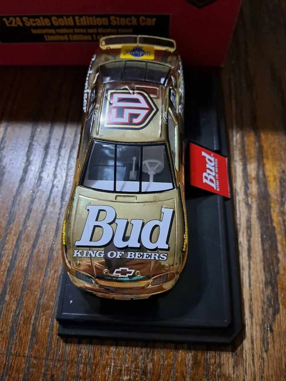 Vintage 98 Racing Champions Gold Ricky Craven #50 Bud Die Cast Nascar Race Car